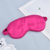 Double-sided simulated silk eye mask blackout sleep elastic band travel lunch break aviation eye mask multi-color