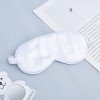 Double-sided simulated silk eye mask blackout sleep elastic band travel lunch break aviation eye mask multi-color