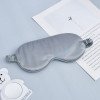 Double-sided simulated silk eye mask blackout sleep elastic band travel lunch break aviation eye mask multi-color