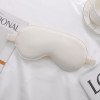 Pure color simulated silk eye mask blackout sleep outdoor home eye mask sleep eye mask multi-color