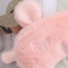 Eye mask cute soft and comfortable bunny rabbit ears sleep eye mask girl heart plush eye mask blackout embroidery
