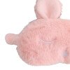 Eye mask cute soft and comfortable bunny rabbit ears sleep eye mask girl heart plush eye mask blackout embroidery