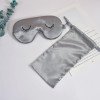 Simulated silk embroidery eyelash eye mask set blackout sleep eye mask drawstring bag outdoor portable travel essential