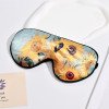 New Van Gogh printed eye mask, sunflower shade sleeping eye mask, retro portable high-value eye mask