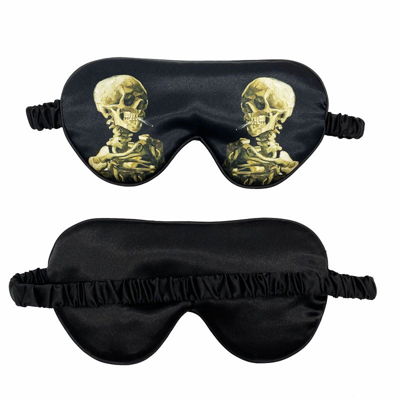 New Van Gogh printed eye mask, sunflower shade sleeping eye mask, retro portable high-value eye mask