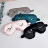 Double-sided simulated silk embroidery eyelash eye mask to relieve eye fatigue and shade sleeping eye mask