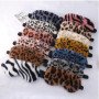Plush eye mask, leopard print heart rabbit fur, home shade eye protection, cute cartoon sleep eye mask in multiple colors