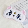 New cute Sailor Moon plush eye mask, embroidery shade sleeping eye mask, cute cat ear eye mask for girls