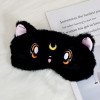 New cute Sailor Moon plush eye mask, embroidery shade sleeping eye mask, cute cat ear eye mask for girls