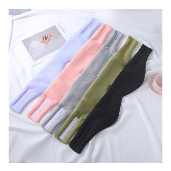 New double-sided cool ice silk eye mask, full-cover large eye mask, anti-noise and light-blocking sleep eye mask, a must-have at home