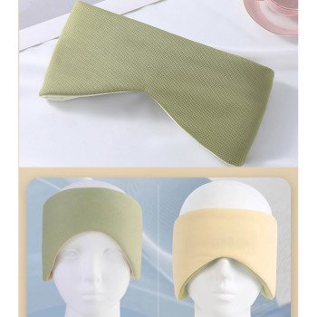 New double-sided cool ice silk eye mask, full-cover large eye mask, anti-noise and light-blocking sleep eye mask, a must-have at home