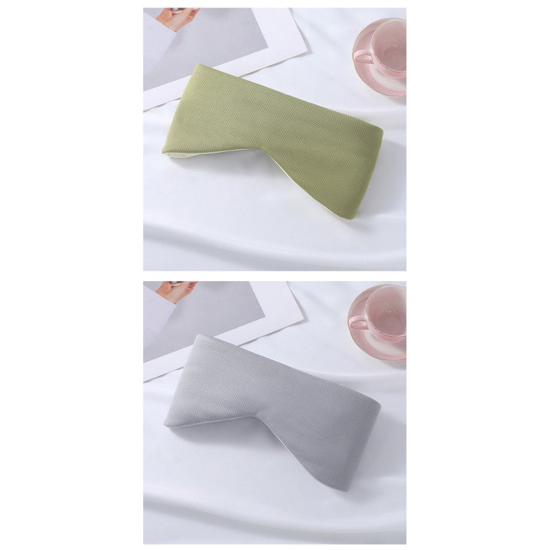 New double-sided cool ice silk eye mask, full-cover large eye mask, anti-noise and light-blocking sleep eye mask, a must-have at home