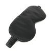 19 momme double-sided silk eye mask with strap, solid color mulberry silk light-blocking eye protection silk eye mask