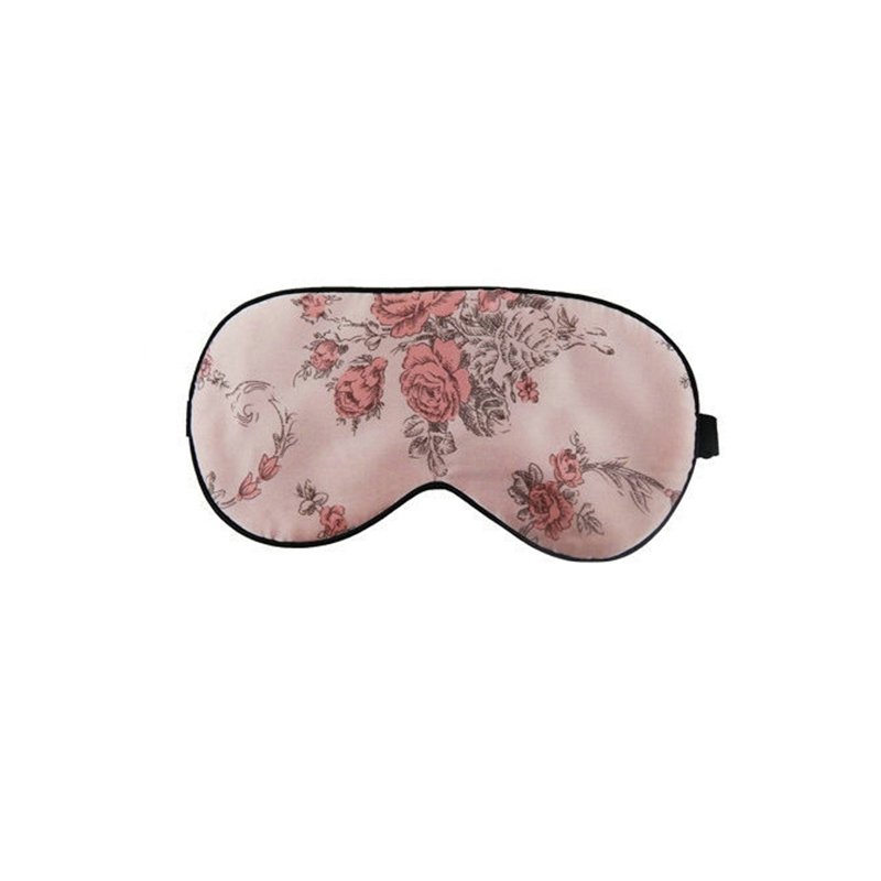 100% natural silk silk printed eye mask light-blocking eye protection sleep eye mask