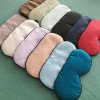 16 momme silk eye mask light-blocking eye mask eye protection sleep mulberry silk eye mask Retractable silk eye mask for business trip