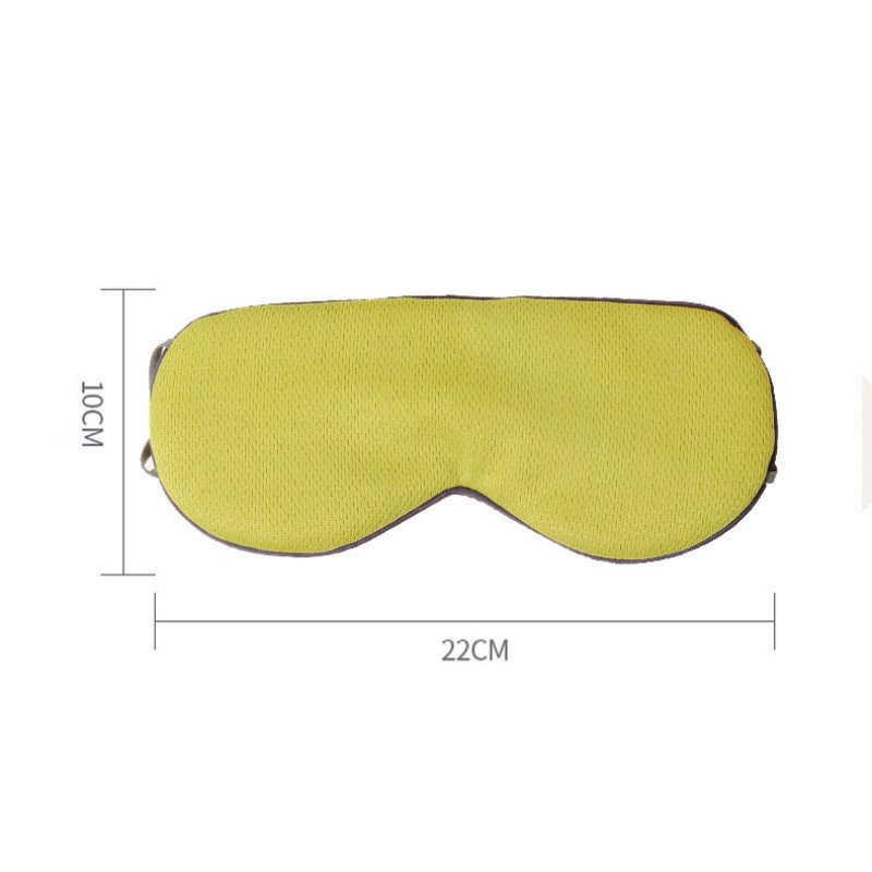 Eye mask shading sleep sleeping boys and girls nap ear-hanging warm and cool dual-purpose fatigue relief imitation silk eye mask