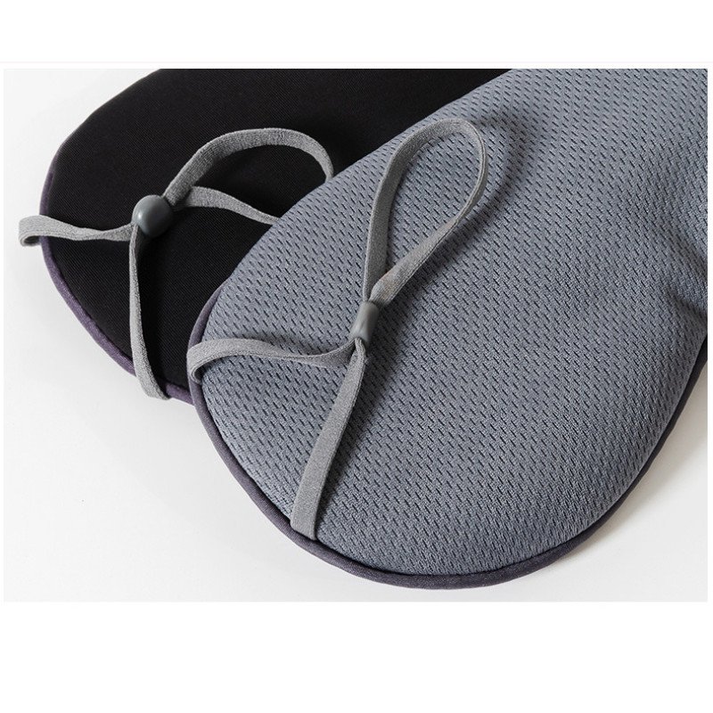 Eye mask shading sleep sleeping boys and girls nap ear-hanging warm and cool dual-purpose fatigue relief imitation silk eye mask