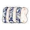 Silk enlarged and widened mulberry silk comfortable breathable sleep shading adjustable men and women printed double-sided imitation silk eye mask