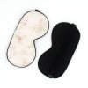 Silk enlarged and widened mulberry silk comfortable breathable sleep shading adjustable men and women printed double-sided imitation silk eye mask