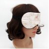 Silk enlarged and widened mulberry silk comfortable breathable sleep shading adjustable men and women printed double-sided imitation silk eye mask