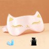 Imitation silk eye mask sleep shading skin-friendly breathable men and women silk eye mask sleep lunch break ice pack eye mask