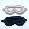 22MM, 3D silk eye mask four-leaf clover home sleep shading travel silk eye mask