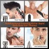 Multifunctional electric razor for nose and head shaving, household hair clipper for shaving