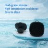 Square silicone face brush, silicone shower brush, home beauty cleaning face brush