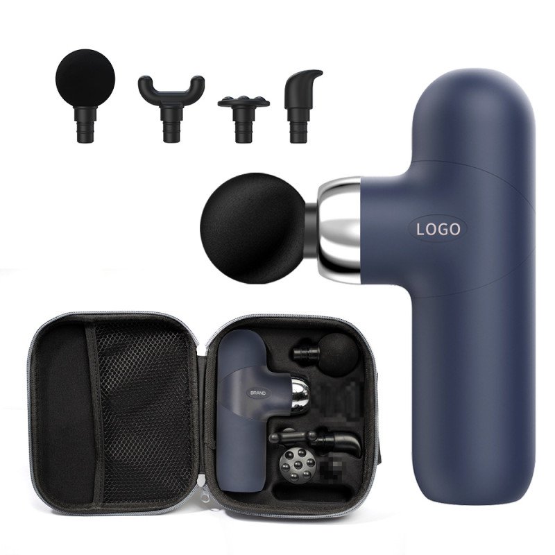 Small hot compress mini heating fascia gun cross-border massager electric muscle mini sports fitness