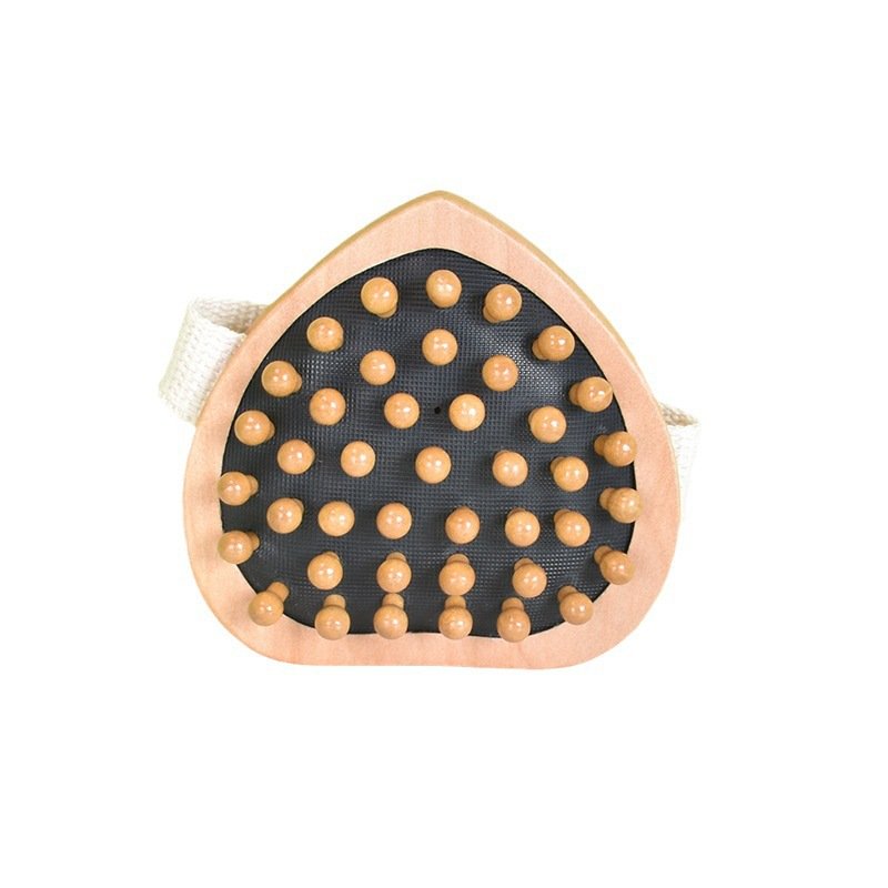 Massage brush meridian brush head massager wooden meridian comb air cushion air bag massage whole body
