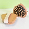 Massage brush meridian brush head massager wooden meridian comb air cushion air bag massage whole body