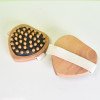 Massage brush meridian brush head massager wooden meridian comb air cushion air bag massage whole body