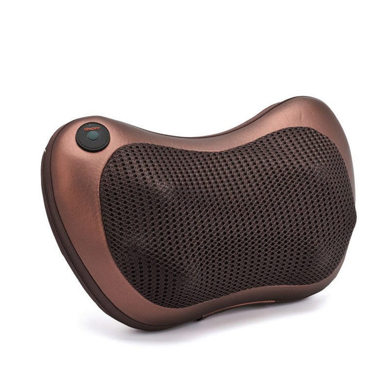 Multifunctional electric home car dual-purpose shoulder and neck massager instrument neck smart single and double button 4 heads 8 heads massage pillow