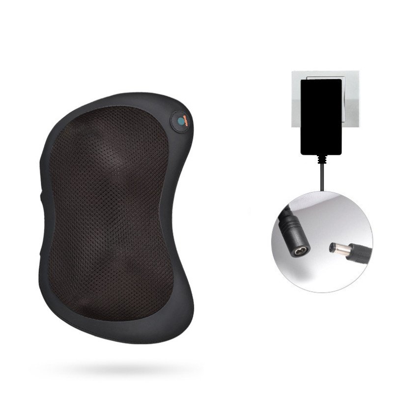 Multifunctional electric home car dual-purpose shoulder and neck massager instrument neck smart single and double button 4 heads 8 heads massage pillow