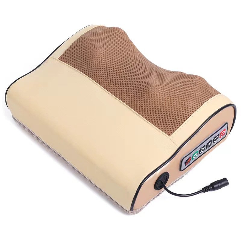 Massage Pillow Cervical Massager Neck Four Directions Massage Pillow Shoulder Neck Kneading Full Body Multifunctional Massager