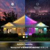 Graffiti wifi eaves lights, APP remote control smart colorful voice-controlled courtyard outdoor lights, indoor decorative string lights
