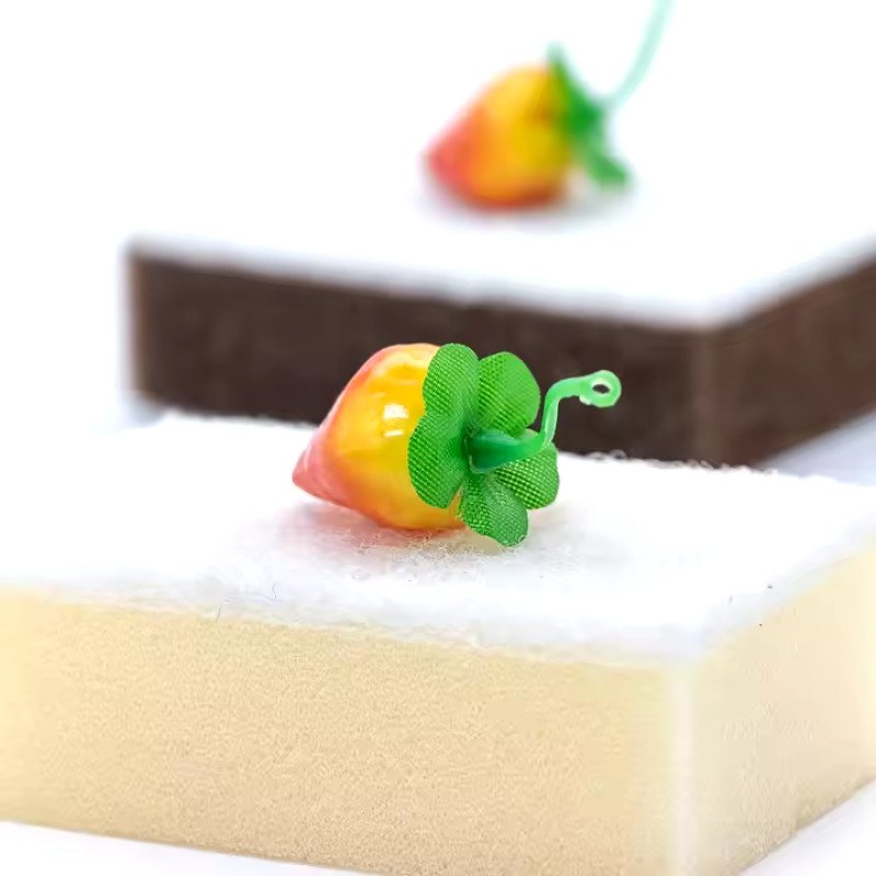 Bread composite sponge kitchen cleaning sponge cute cake shape dishwashing cotton