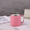 Double-layer vacuum with handle car cup,beer cup,304 stainless steel foreign trade office water cup