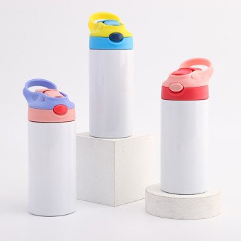 304 stainless steel thermos cup student water cup little handsome boy thermal sublimation coating cup children's straw water cup