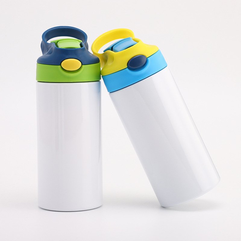 304 stainless steel thermos cup student water cup little handsome boy thermal sublimation coating cup children's straw water cup