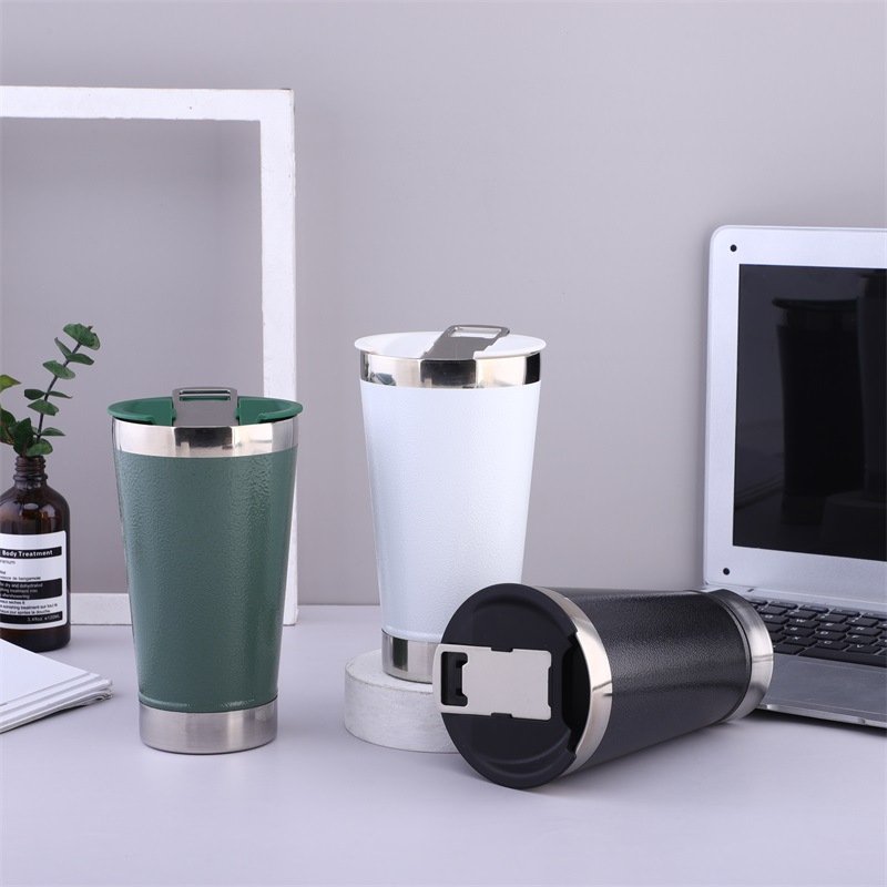 Brazilian stainless steel outdoor portable car cup,Stanley same style beer cup with bottle opener