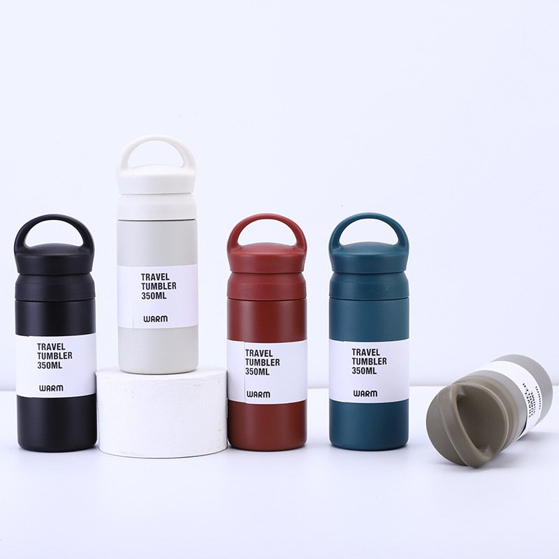 Stainless steel thermos cup,portable men and women tea cup with lid,creative coffee office home water cup,element cup