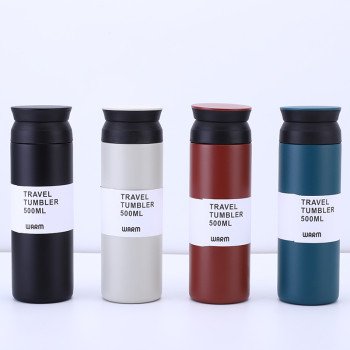 Stainless steel thermos cup,portable men and women tea cup with lid,creative coffee office home water cup,element cup