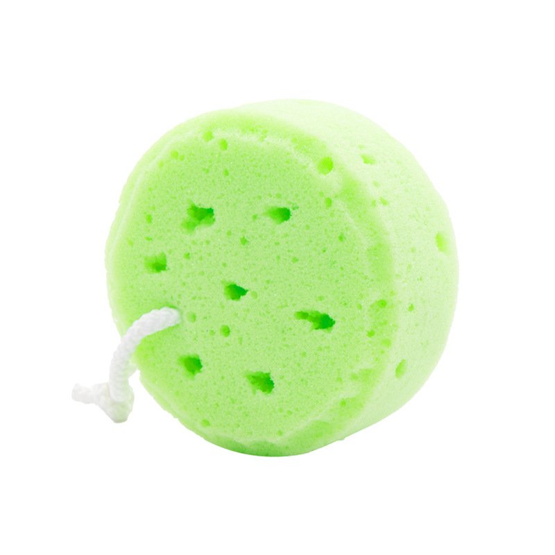 Round bath seaweed bath sponge children's bath sponge bath sponge honeycomb foaming bath