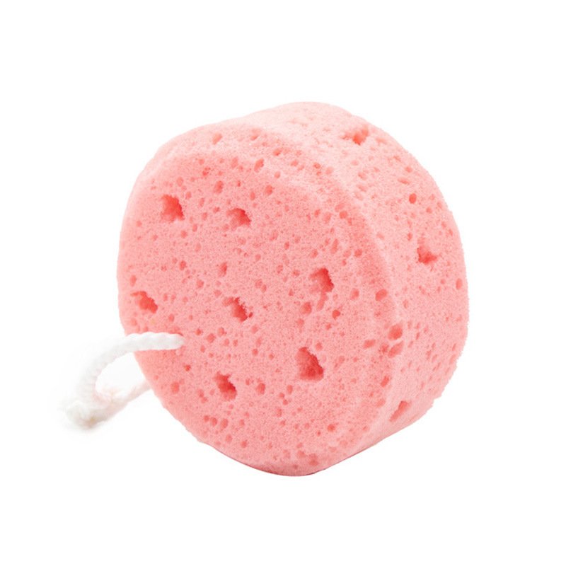 Round bath seaweed bath sponge children's bath sponge bath sponge honeycomb foaming bath