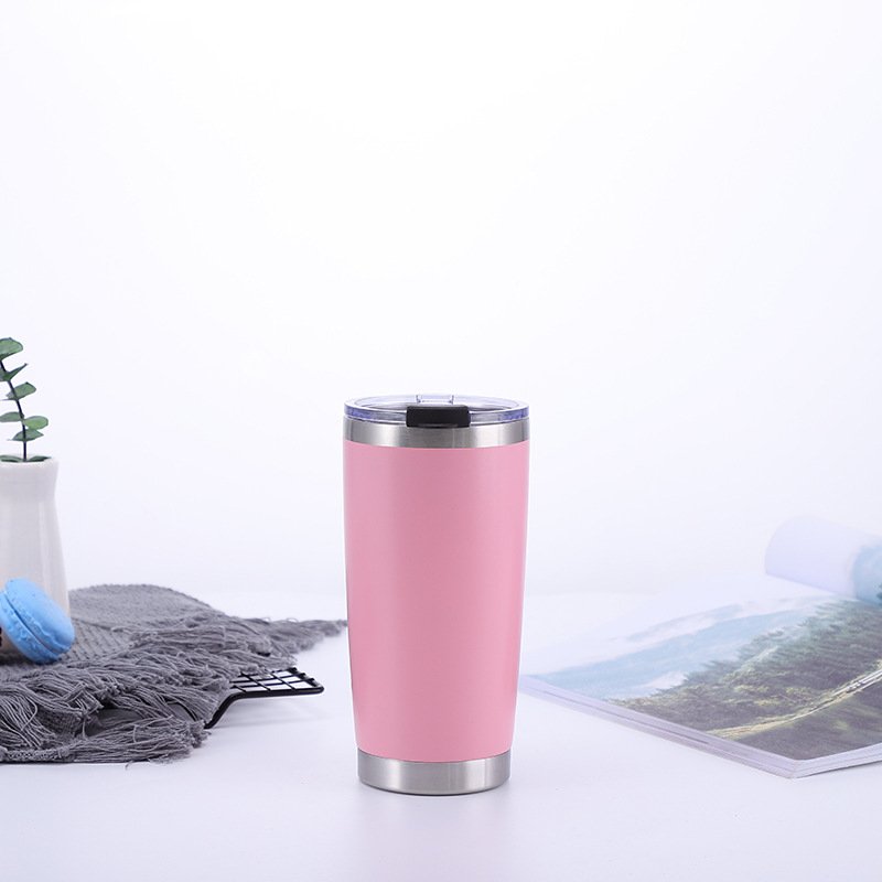 Double-layer vacuum insulated cup,stainless steel car cup,car gift cup,20oz ice cup,outdoor LOGO printable