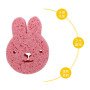 Mother and baby can use cartoon bunny baby bath sponge, wood pulp cotton bath sponge, soft
