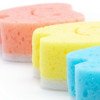 Dishwashing sponge color set dishwashing sponge gift sponge scouring pad tooth shape kitchen sponge wipe