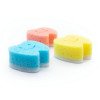 Dishwashing sponge color set dishwashing sponge gift sponge scouring pad tooth shape kitchen sponge wipe