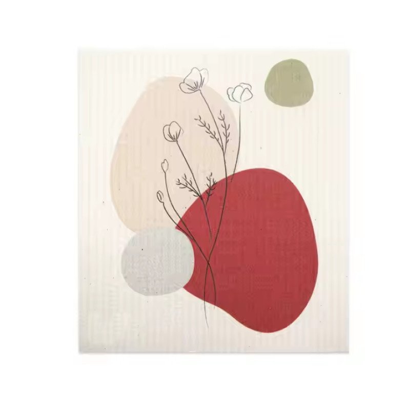 German imported dishwashing cloth, daily necessities department store wholesale, water-absorbent, non-stick oil kitchen cleaning wood pulp cotton rag